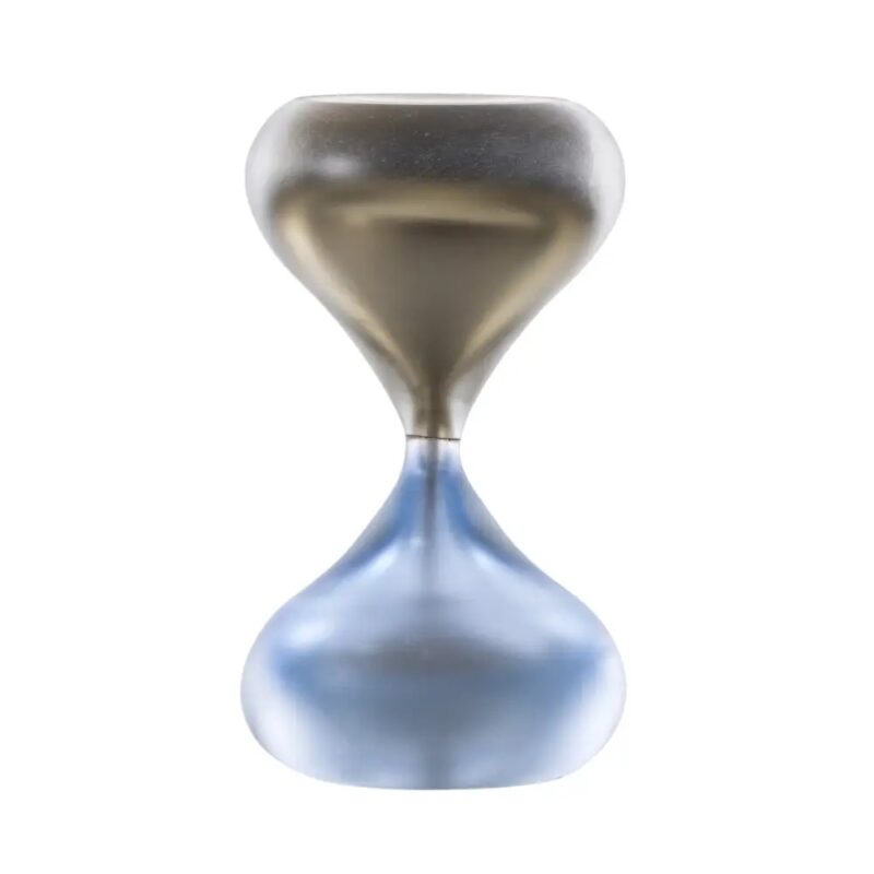 CLESSIDRA SOMMERSA sabbiata iceberg talpa altezza cm 20