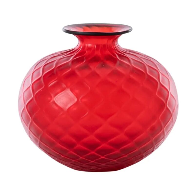 BALLOTON MONOFIORE OVALE rosso altezza cm 12.5