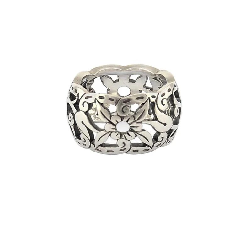 Anello FLEURS in ARGENTO 925 Sterling misura 16