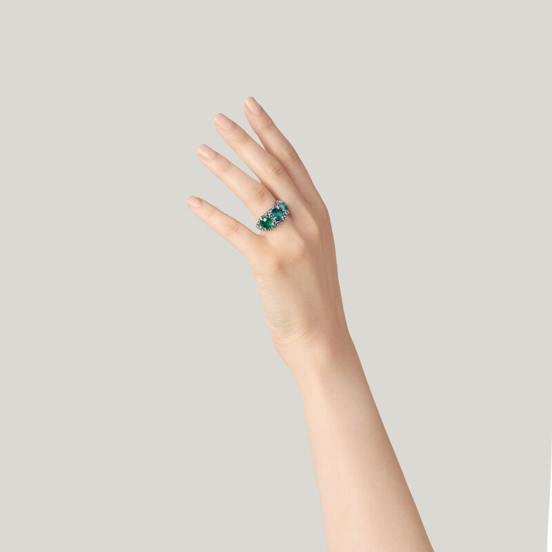 Anello BLUE IVY TRILOGY misura 18