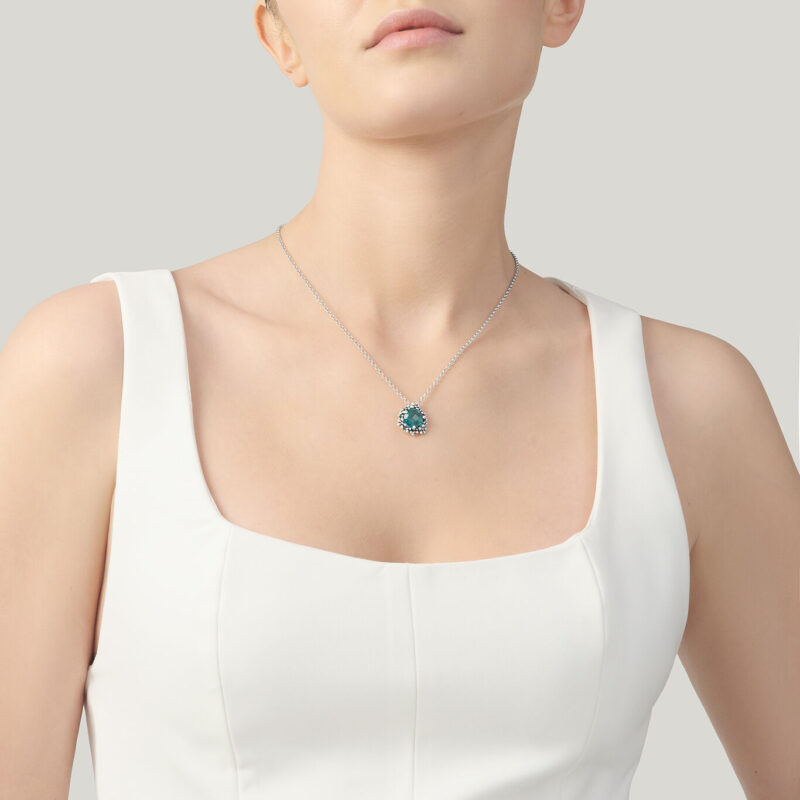 Pendente BLUE IVY lunghezza cm 45