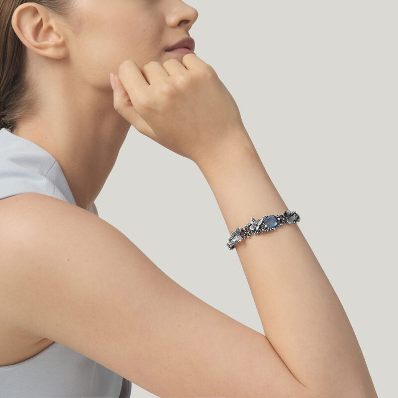 Bracciale GOCCIA COLOR FARFALLE lunghezza cm 20