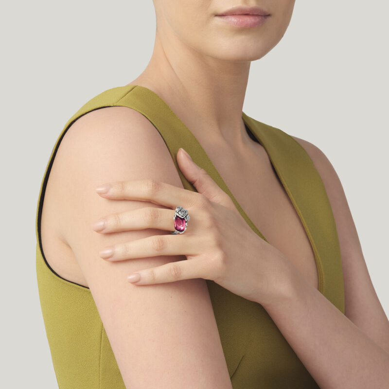Anello GOCCIA COLOR PEONIE misura 14