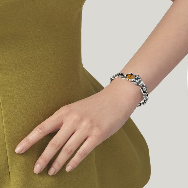 Bracciale GOCCIA COLOR LEOPARDO lunghezza cm 20