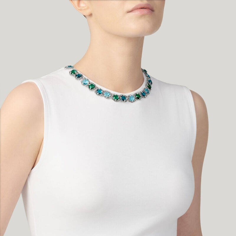 Collana BLUE IVY lunghezza cm 46