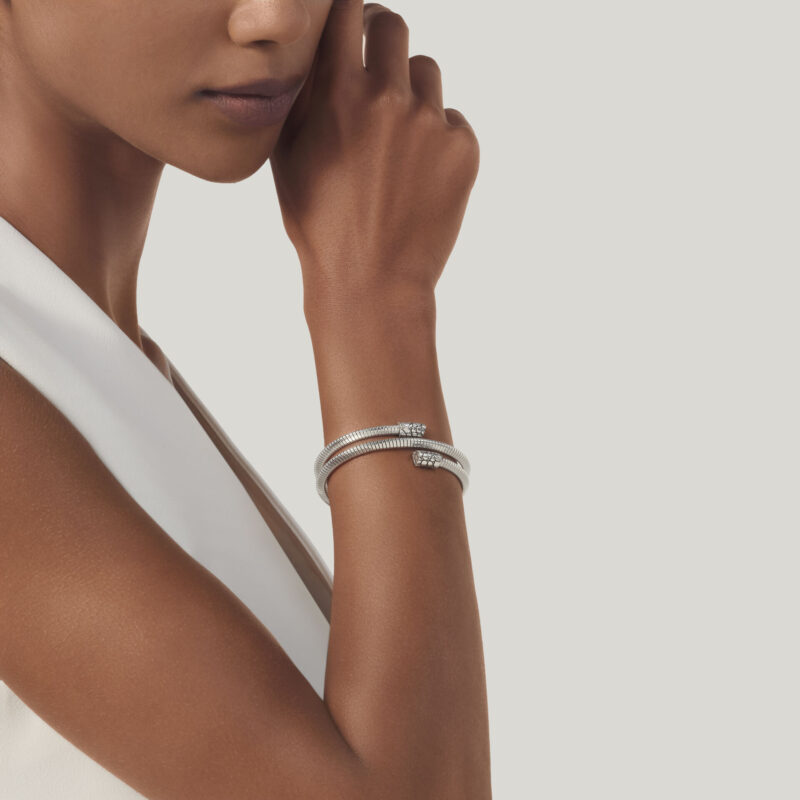 Bracciale TUBOGAS CROCO DOPPIO PICCOLO taglia unica