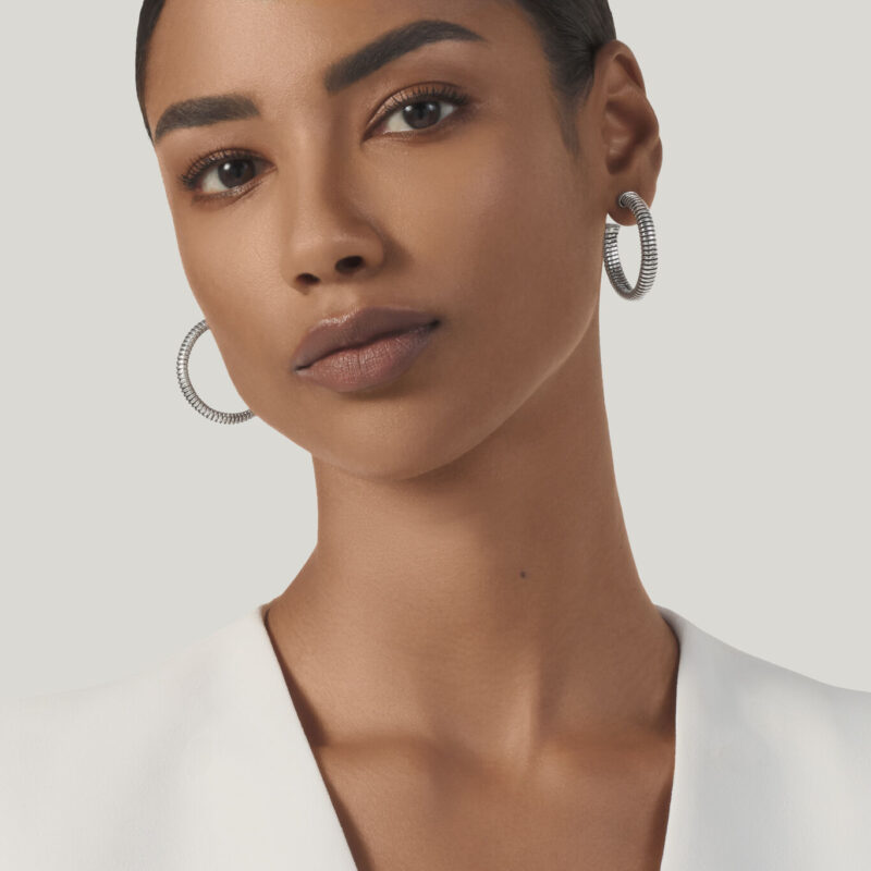 Orecchini TUBOGAS CERCHIO GRANDI diametro interno cm 3