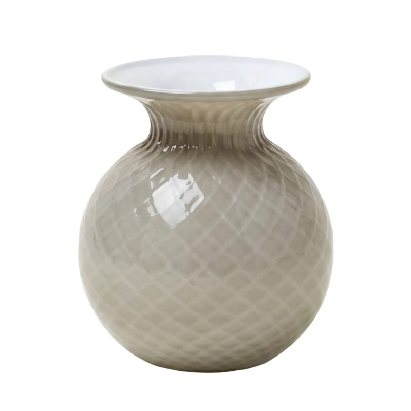 BALLOTON FIORI OPALINO snow in EDIZIONE LIMITATA altezza cm 16.5