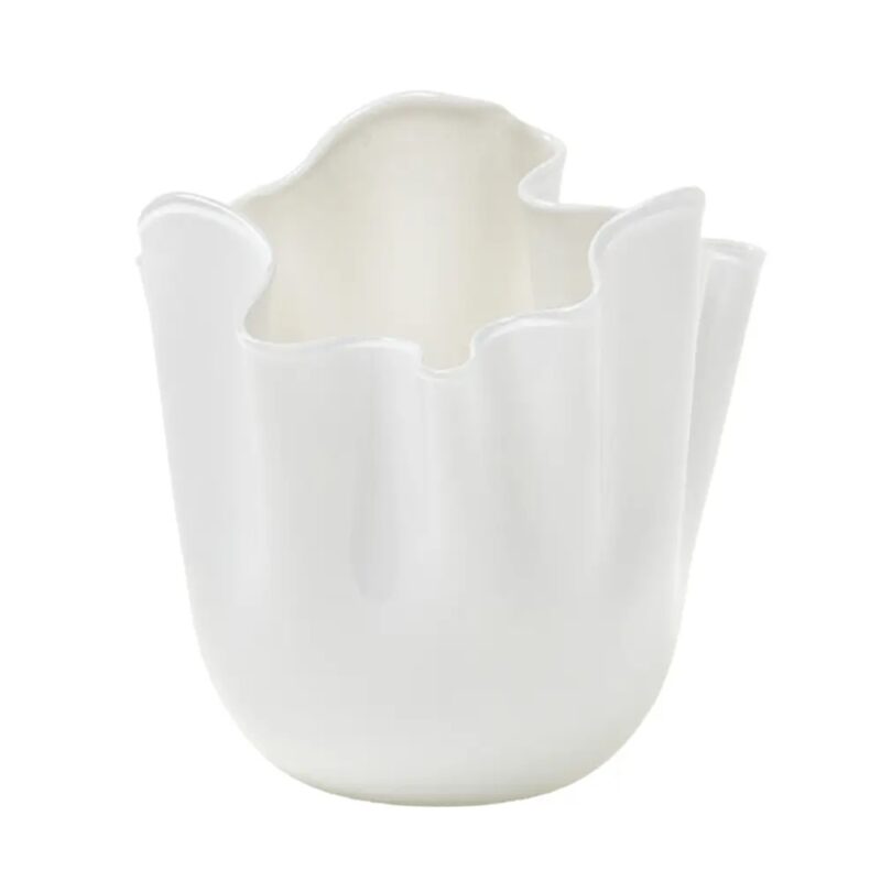 FAZZOLETTO BIANCONI VENINI snow in EDIZIONE LIMITATA altezza cm 24