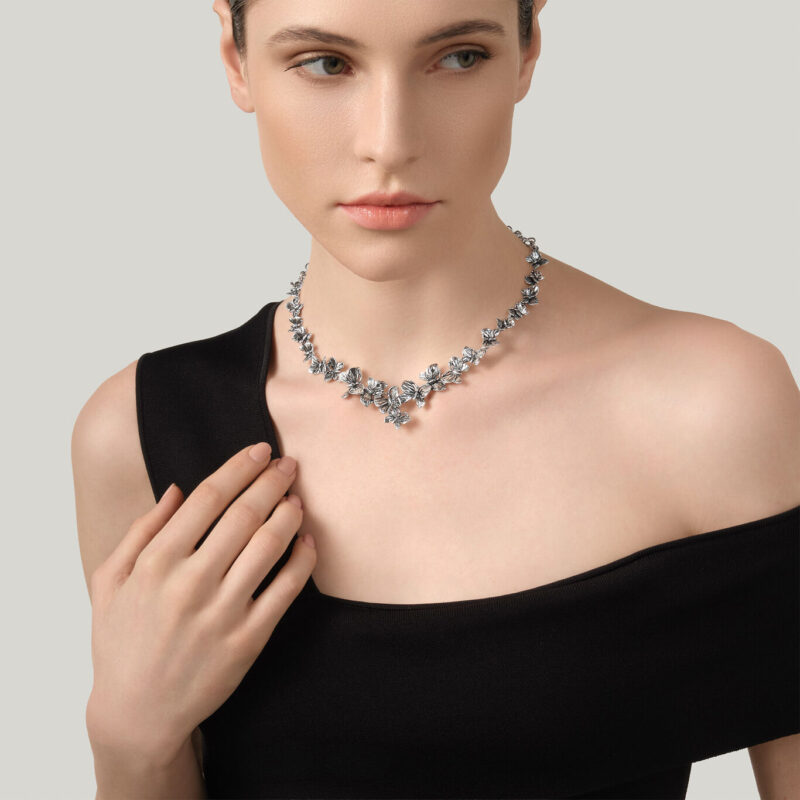 Collana FARFALLE lunghezza cm 42 regolabile