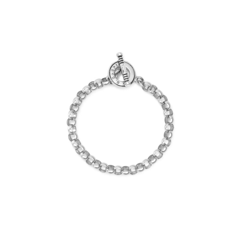 Bracciale CHARMS BASE ROLO' T BAR componibile lunghezza cm 21 regolabile