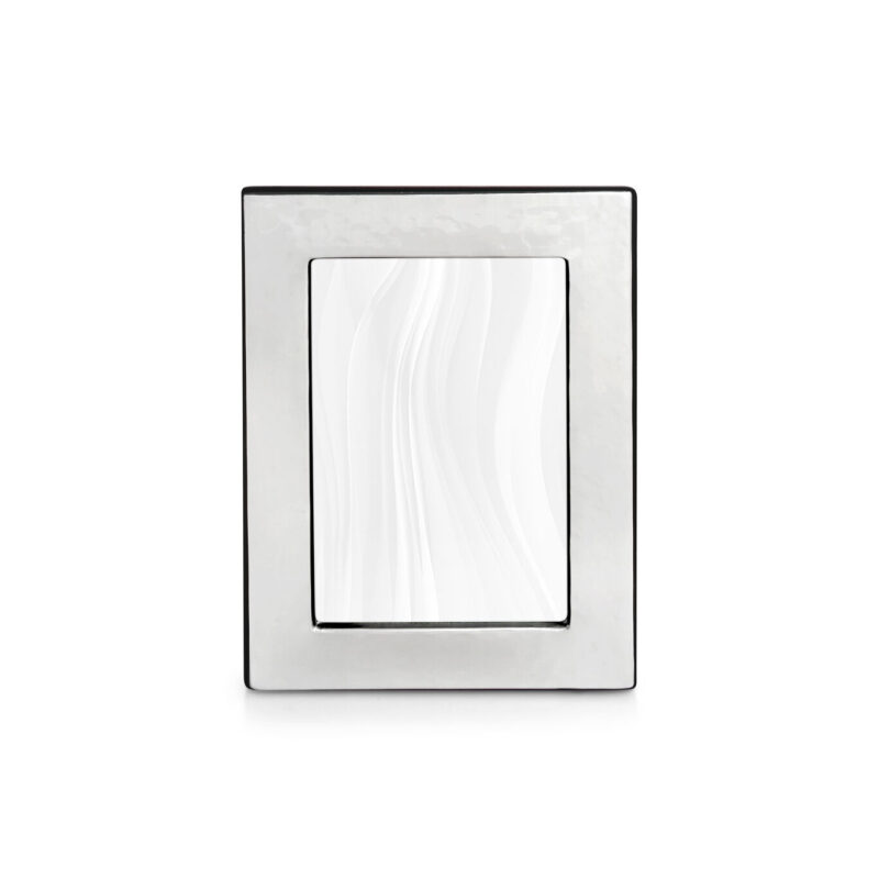 Cornice MARTELLATA PICCOLA in Argento 925 misura foto 9 x 13 cm