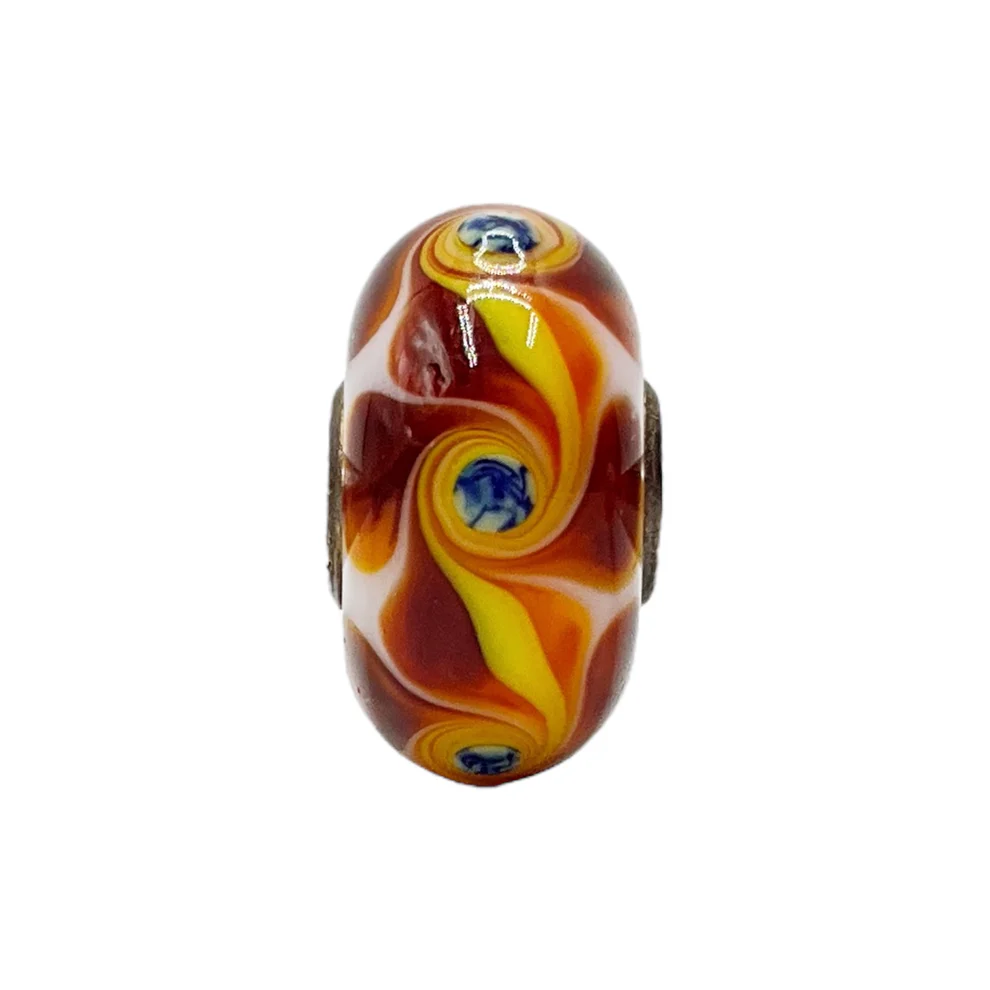 trollbeads arancio rosso