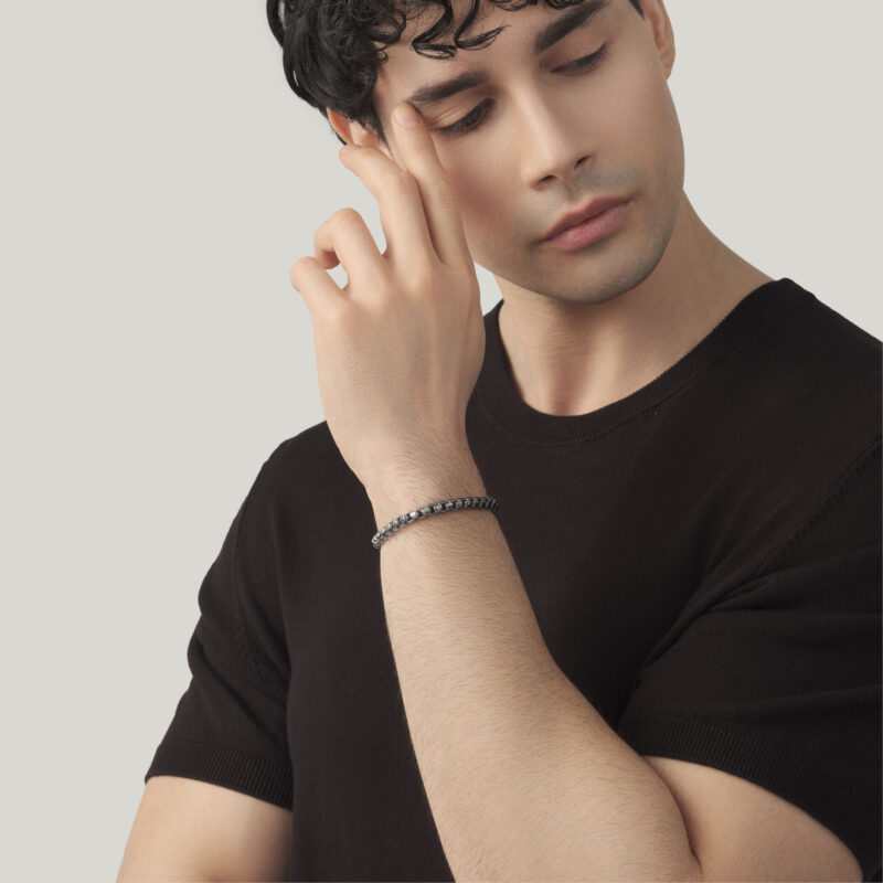 Bracciale VENEZIANA BLACK lunghezza cm 19